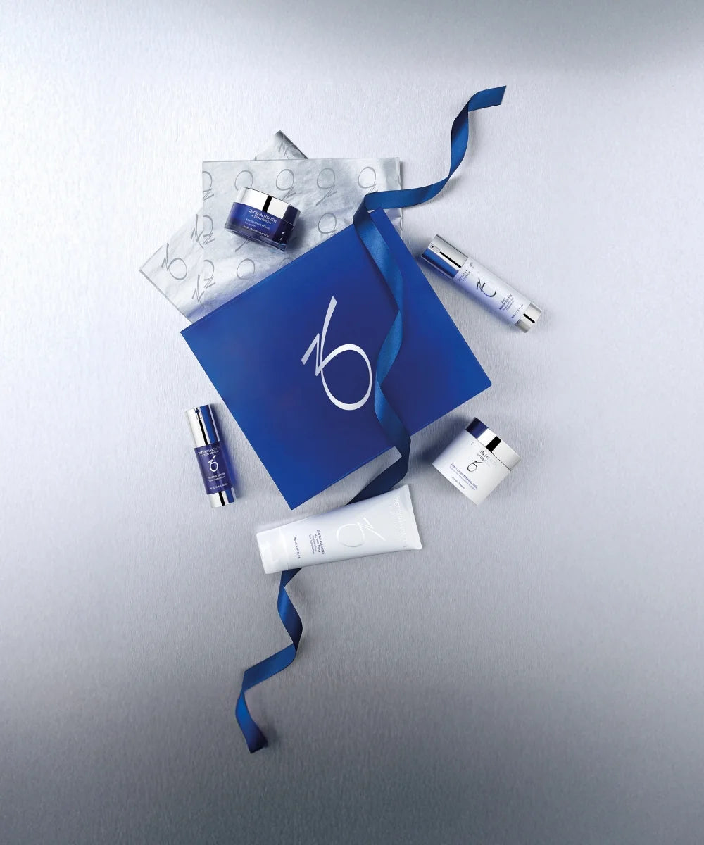 ZO Skin Health Juleæske 2025 – luksus gaveæske med 5 ikoniske klinikprodukter ⎥Gladhud