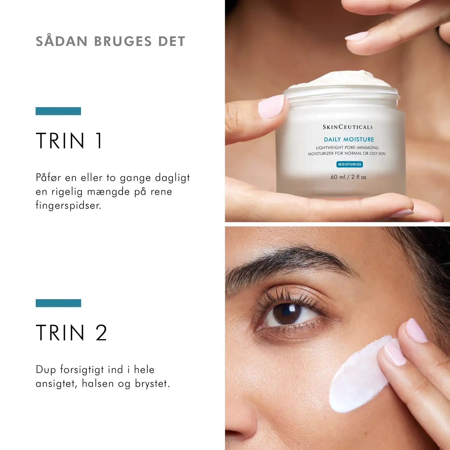 SkinCeuticals Daily Moisture, Anvendelse #2