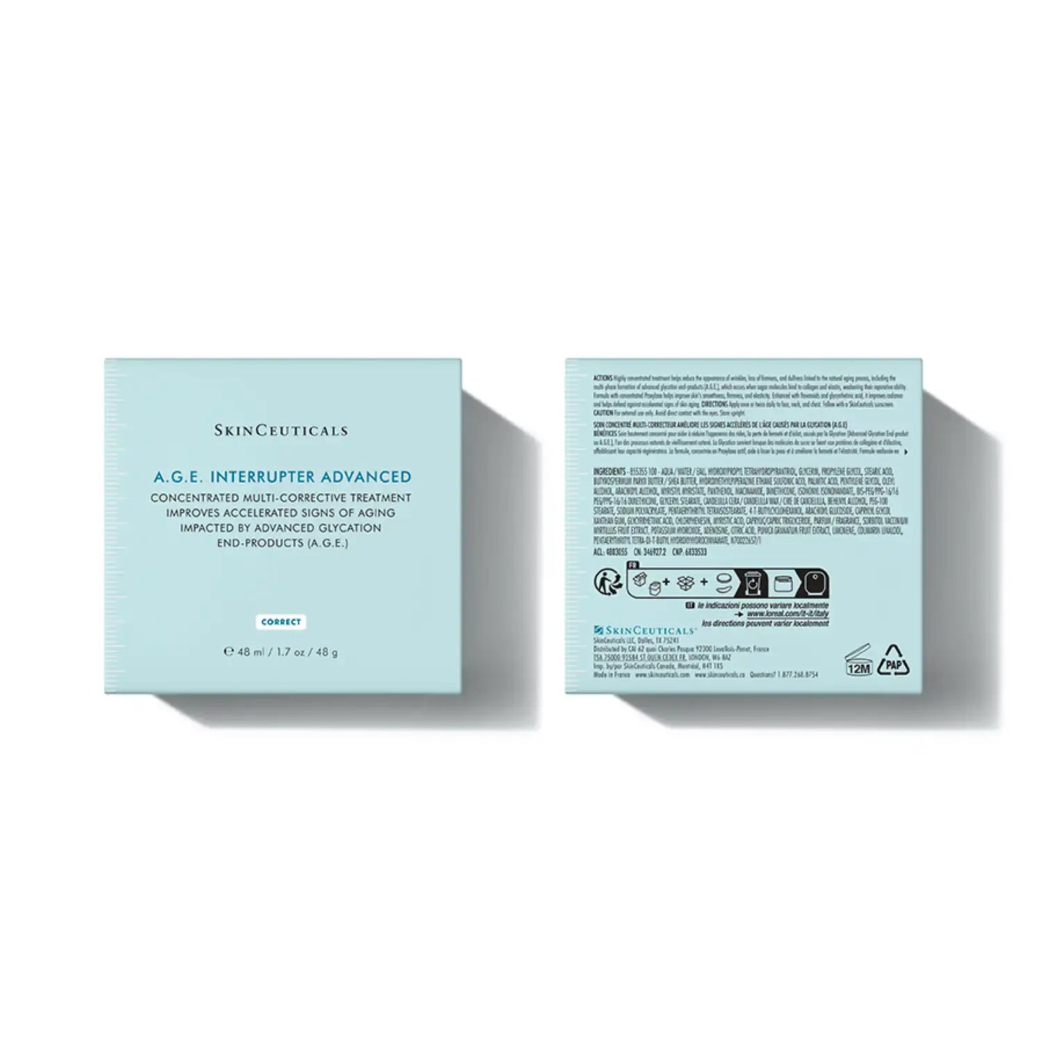 SkinCeuticals A.G.E. Interrupter Advanced,  indpakning