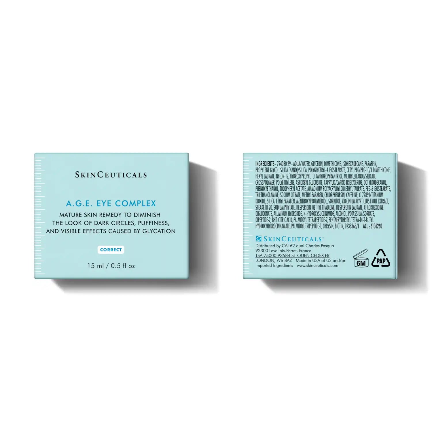 SkinCeuticals A.G.E. Eye Complex, indpakning - set hos gladhud