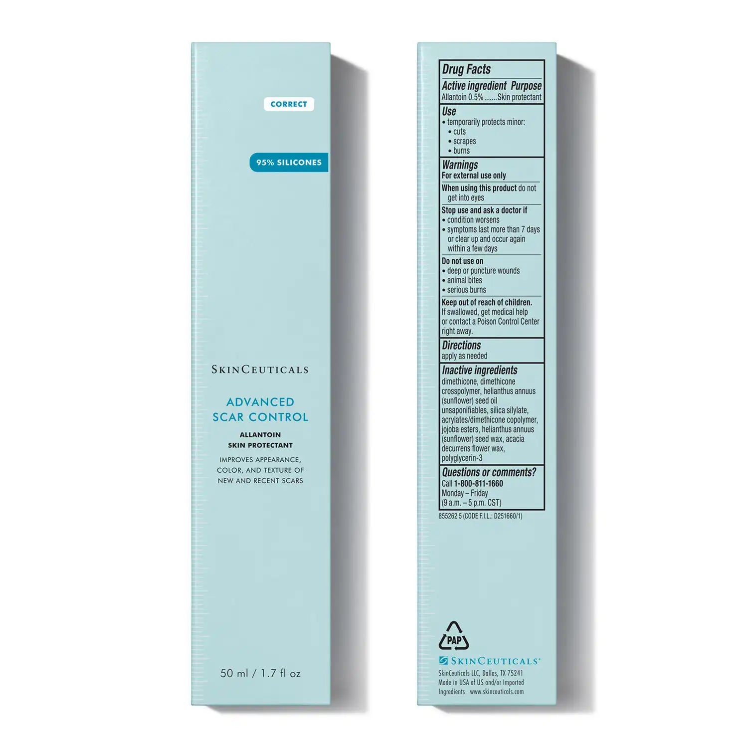 SkinCeuticals Advanced Scar Control indpakning