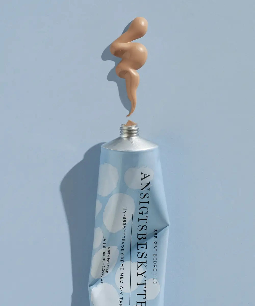 Ansigtsbeskyttelsen type med creme