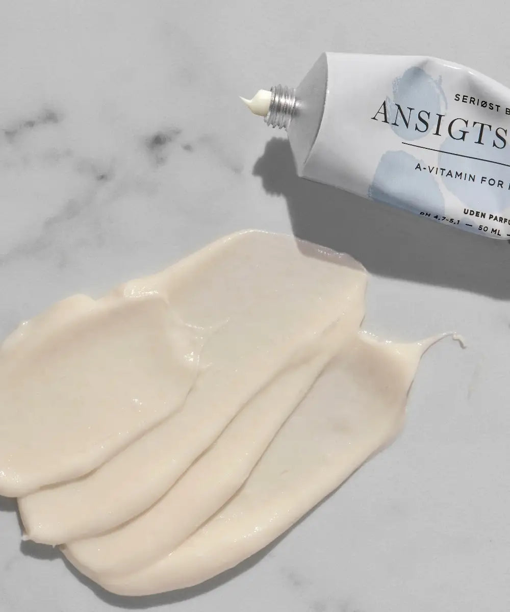 Beautyspace Ansigtscremen creme & tube - Miljø billede - set på gladhud.nu