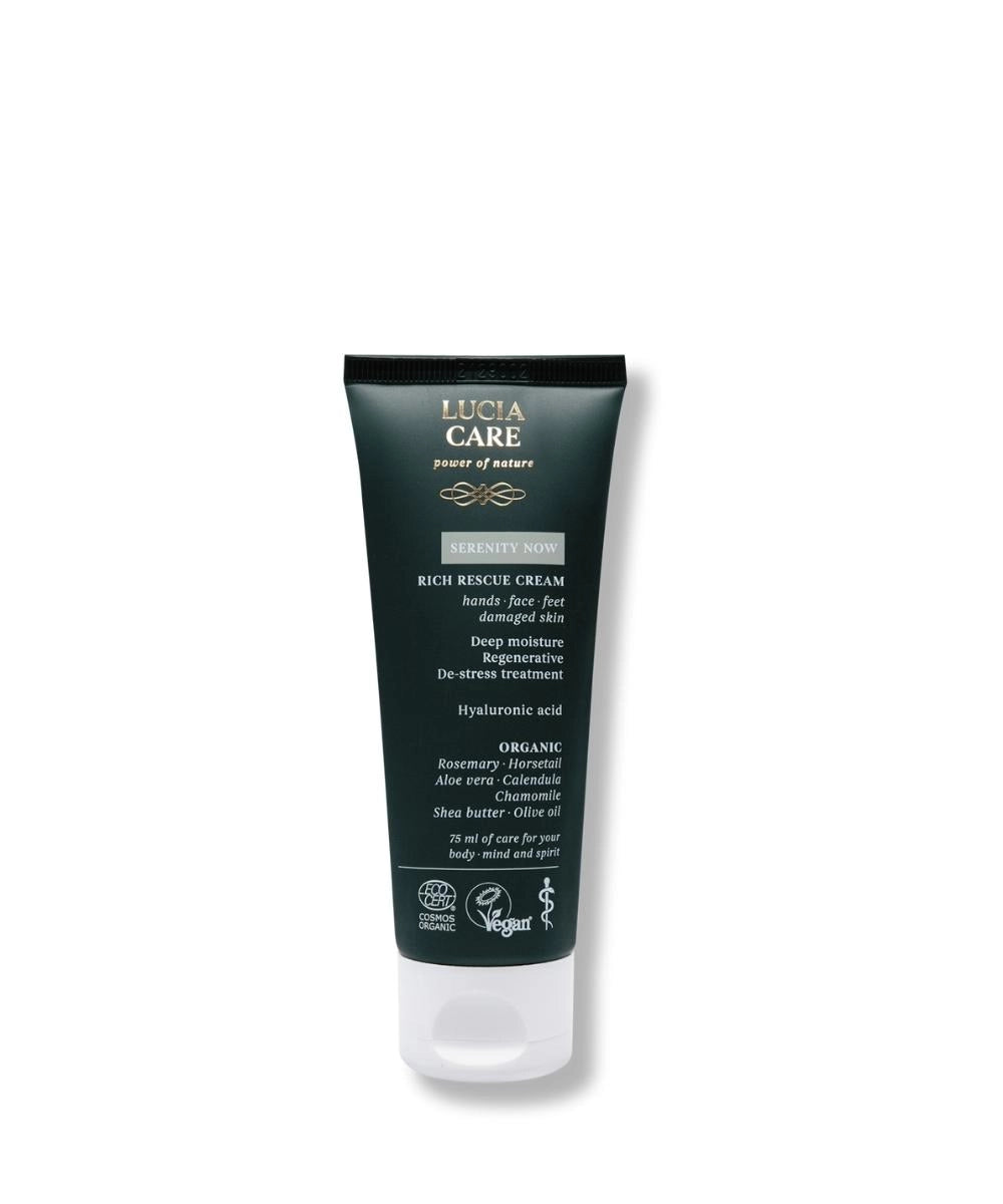 FINAL CALL - Lucia Care Rich Rescue Creme SERENITY NOW, 75 ml
