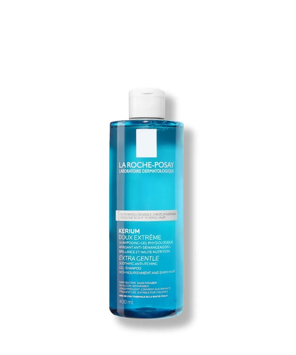 La Roche-Posay Kerium Extra Gentle fysiologisk shampoo, 400 ml