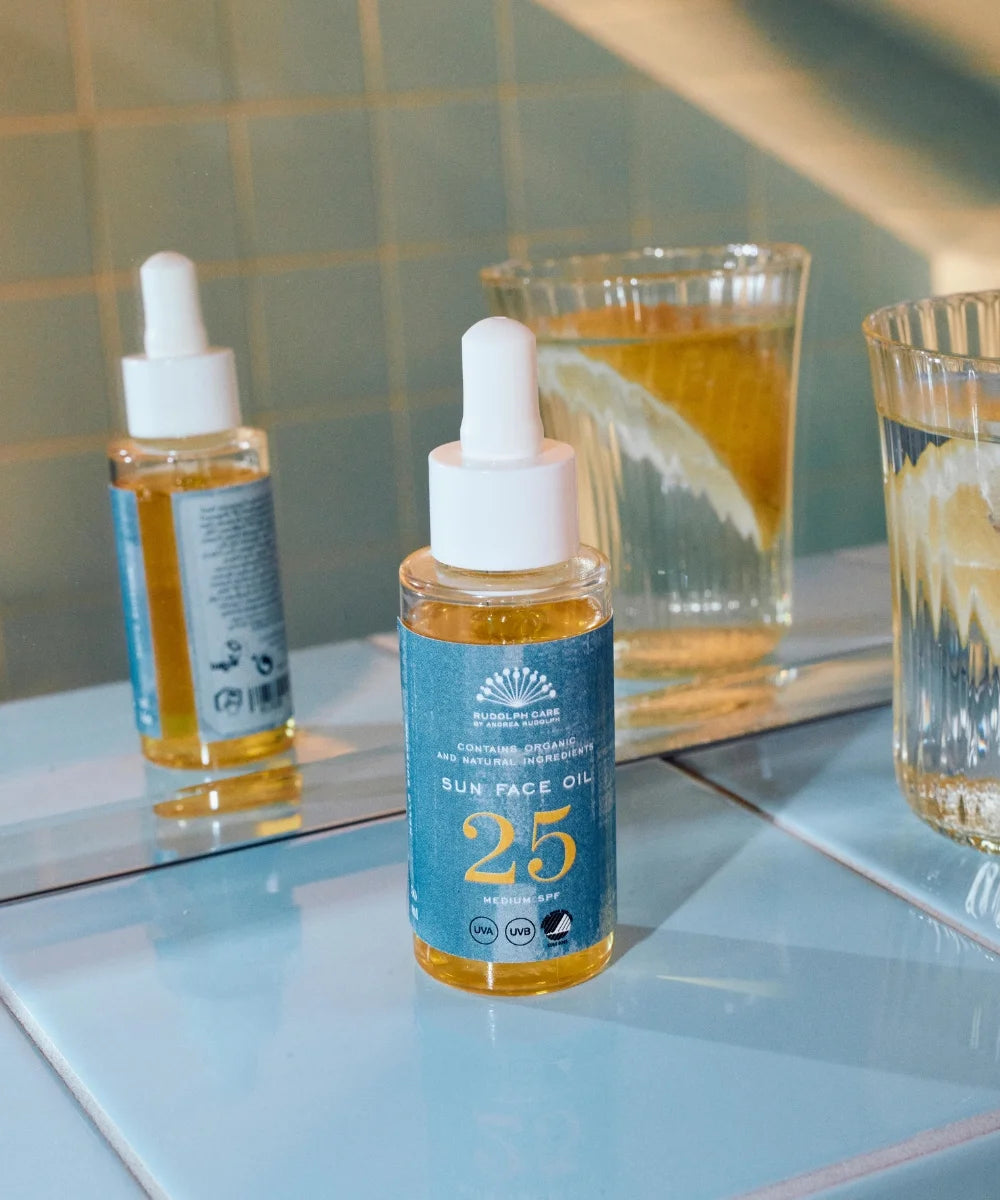 Rudolph Care Sun Face Oil SPF Spejl miljø