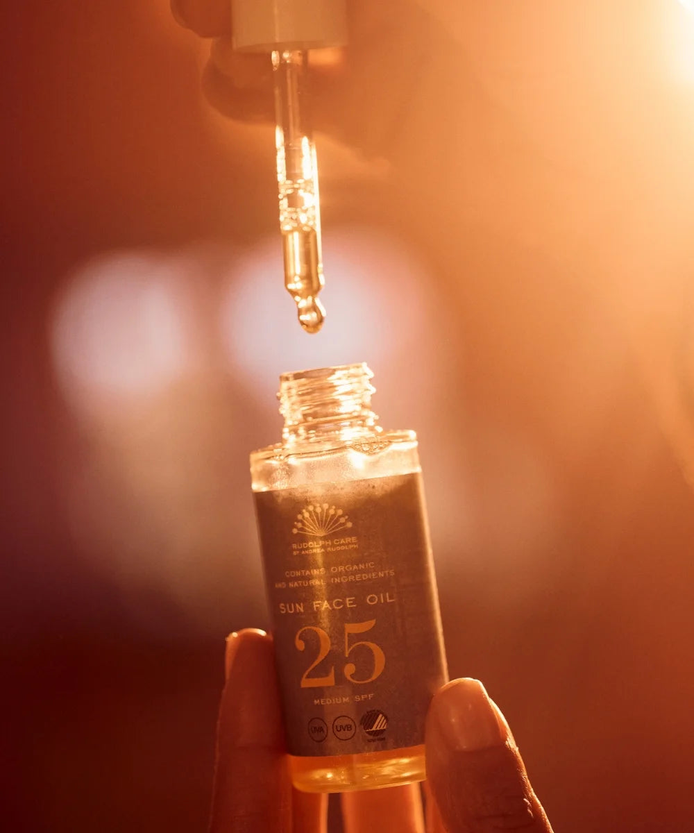 Rudolph Care Sun Face Oil - gul baggrund