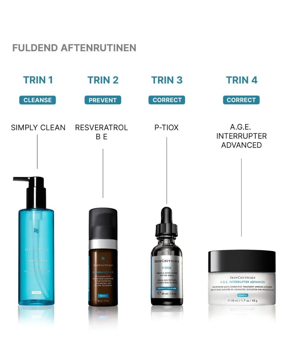 SkinCeuticals P-TIOX, aftenrutine