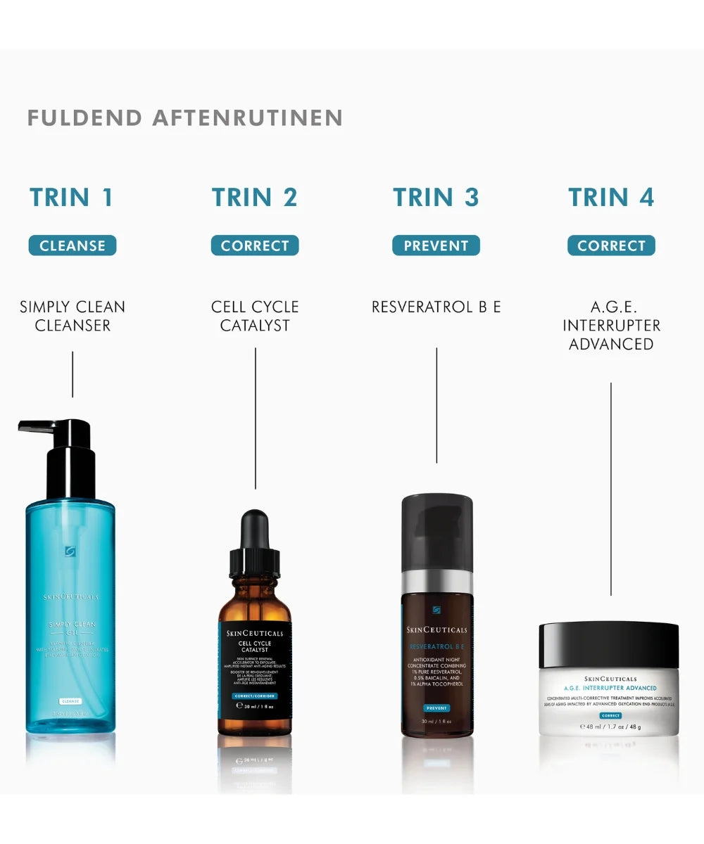 SkinCeuticals Cell Cycle Catalyst, Aftenrutine Trin