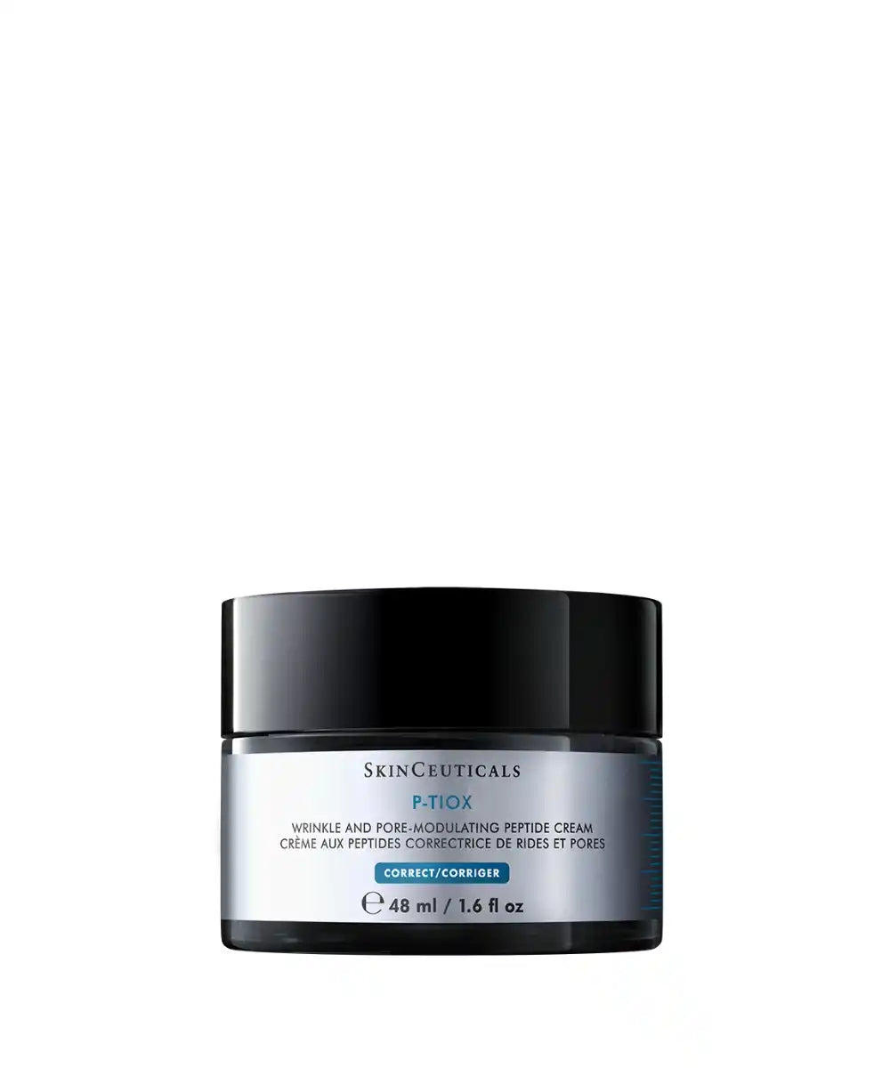 P-TIOX Skinceuticals på hvid baggrund