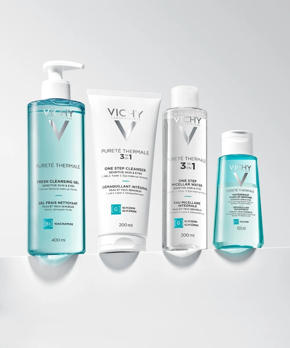 VICHY Pureté Thermale Beroligende Øjenmakeupfjerner, 100 ml