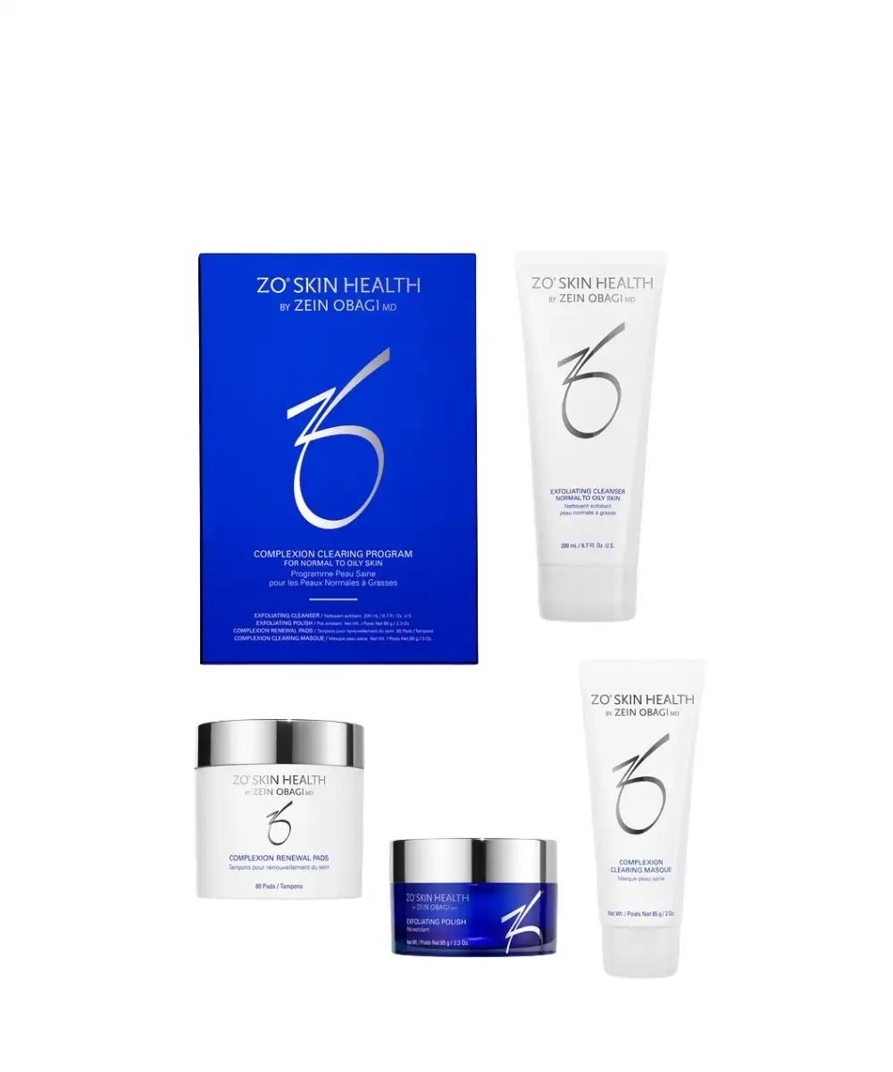 ZO Skin Health Complexion Clearing Program – hudplejesæt mod akne og urenheder ⎥Gladhud