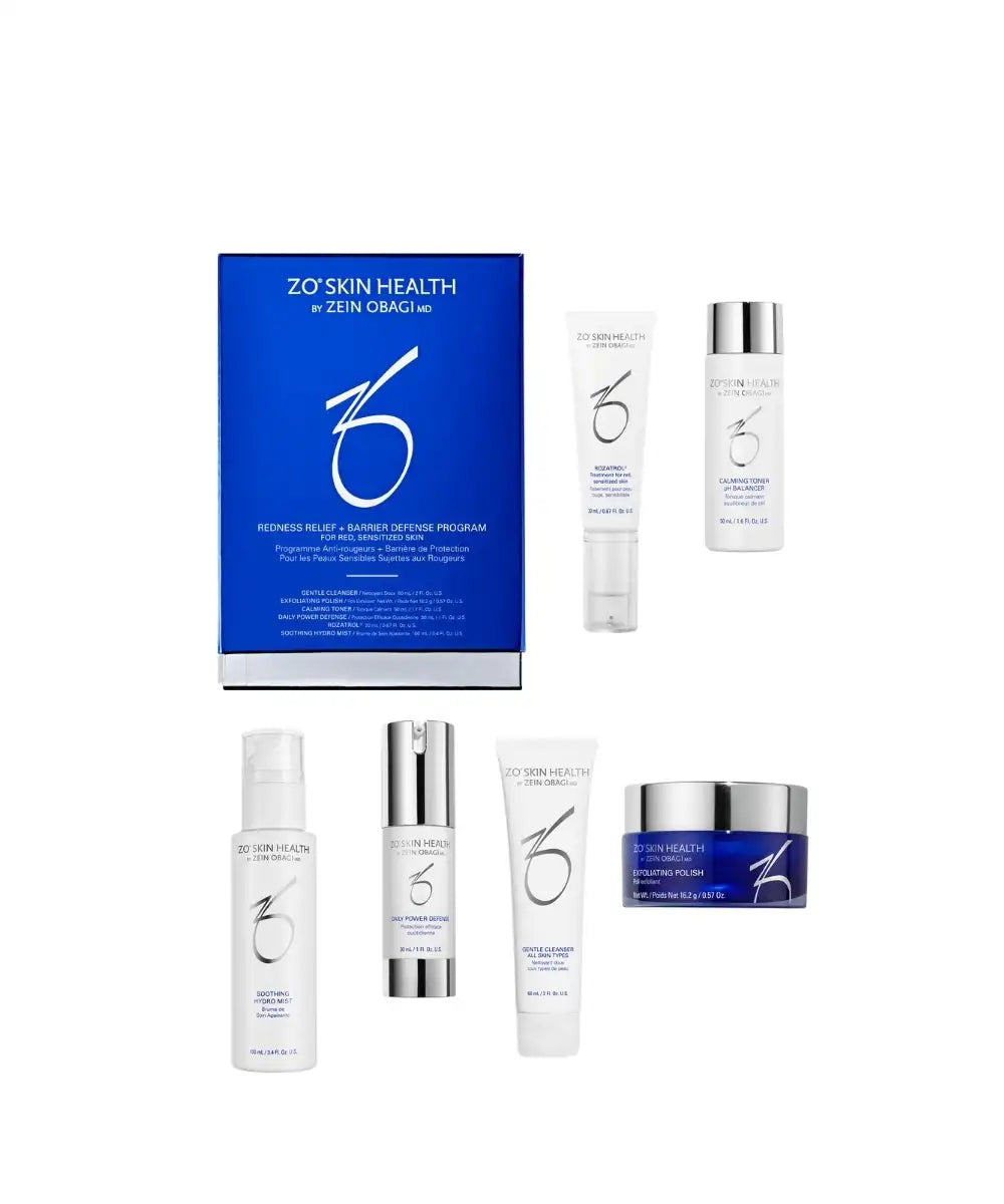 ZO Skin Health Redness Relief + Barrier Defense Program – Indhold at sæt
