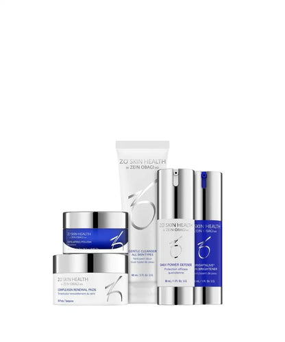ZO Skin Health Skin Brightening Program – komplet sæt mod pigment og ujævn hudtone ⎥Gladhud - hvid baggrund