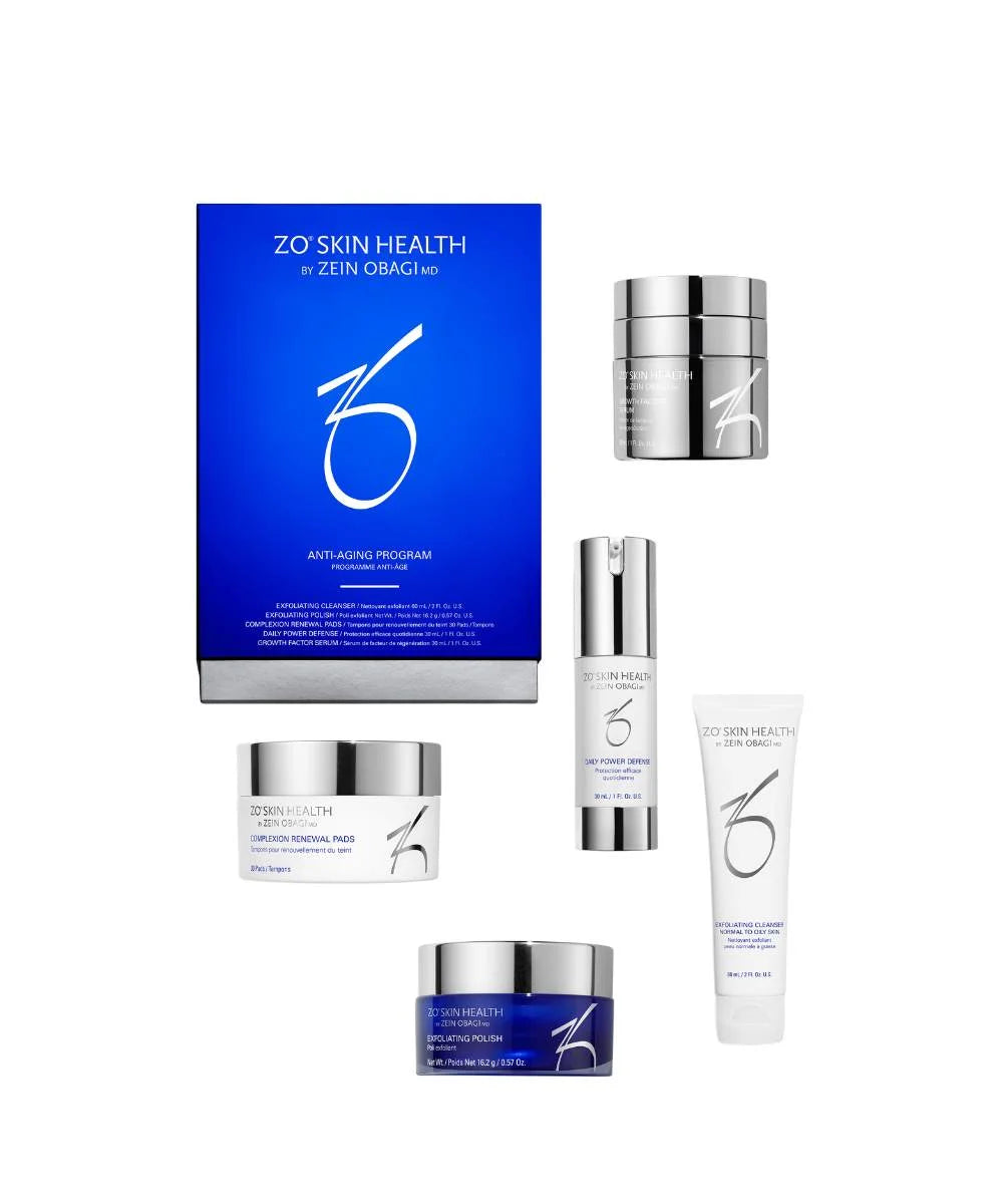 ZO Skin Health Anti-Aging Program – komplet hudplejesæt mod linjer og rynker ⎥Gladhud