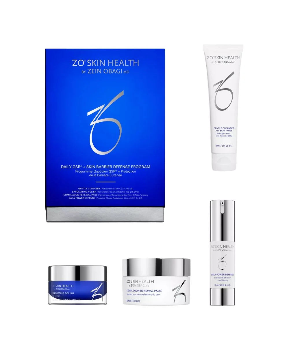 ZO Skin Health Daily GSR + Skin Barrier Defense Program, boks